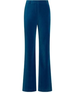 Etro Cotton Velvet Trousers - Blue