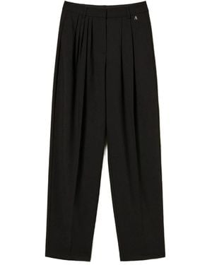 Twinset Pleated Palazzo Pants - Black
