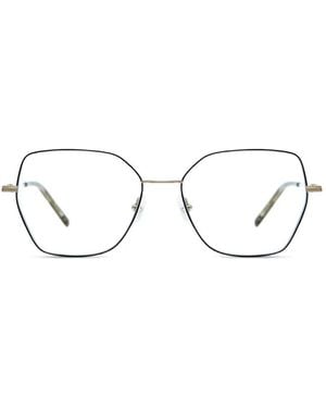 Gigi Studios Kamila Geometric Glasses - White