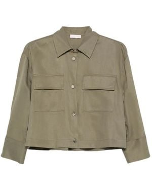 Liu Jo Chest-Pocket Shirt - Green