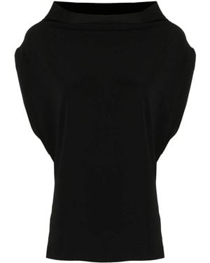 Norma Kamali All-In-One Top - Black