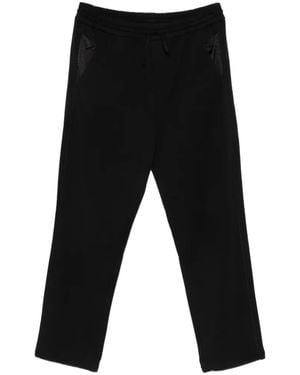 Premiata Logo-Patch Drawstring Track Pants - Black