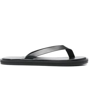 Studio Nicholson Leather Flat Sandals - White