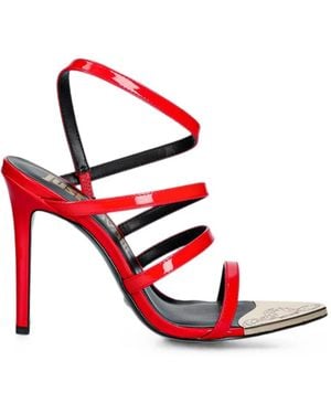 Just Cavalli Multi-Strap Sandals - Red