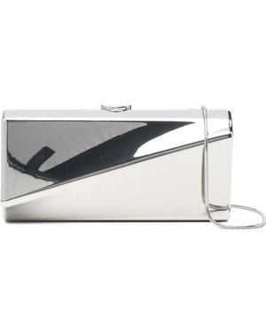 Jonathan Simkhai Ripple Clutch Bag - White
