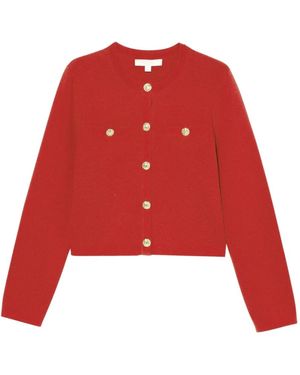 Brooks Brothers Button-Detail Cardigan - Red