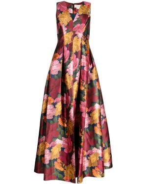 Sachin & Babi Abito Brooke A Fiori - Rosso