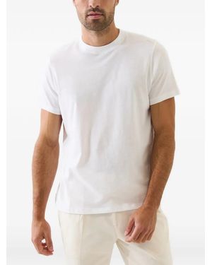 Patrick Assaraf T-Shirt Mit Rundem Ausschnitt - Weiß