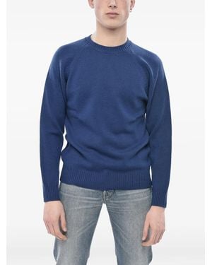 Paolo Pecora Crew Neck Long-Sleeve Jumper - Blue
