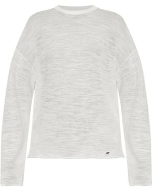 Represent Long-Sleeve Cotton T-Shirt - White