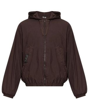 Umbro Insulated Hooded Jacket - Brown