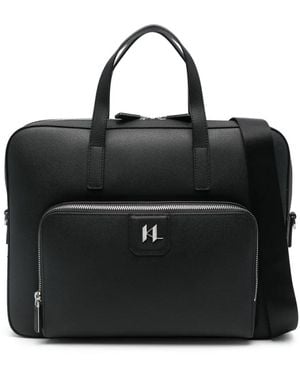 Karl Lagerfeld K/Monogram Aktetas - Zwart