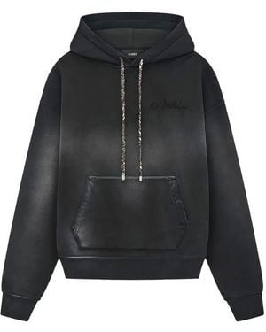 Amiri Sudadera con capucha y logo bordado - Negro