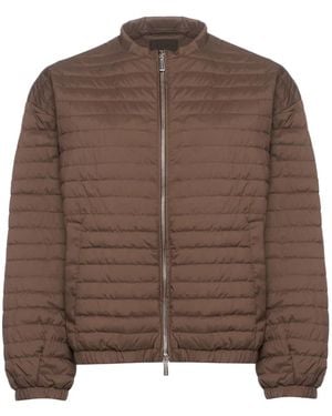 Moorer Elvira-S3 Zip-Up Puffer Jacket - Brown