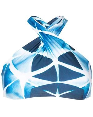 Lenny Niemeyer Bikinioberteil Mit Abstraktem Print - Blau