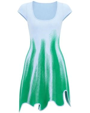 Ph5 Tina Wavy-Hem A-Line Mini Dress - Blue