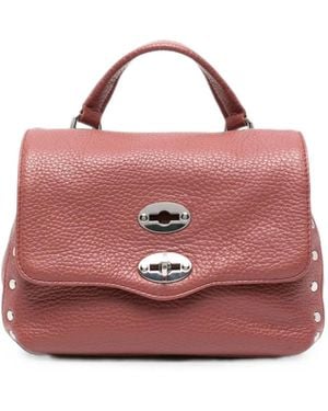 Zanellato Mini Postina Daily Studded Leather Tote Bag - Pink
