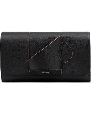 PERRIN Paris L'Asymetrique Glove Clutch Bag - Black