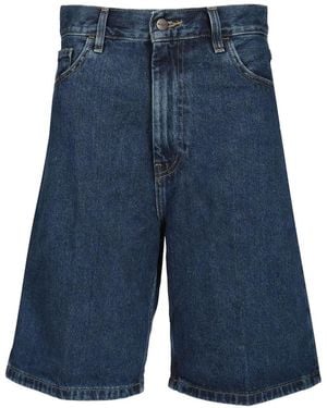 Carhartt Brandon Denim Knee-Length Shorts - Blue