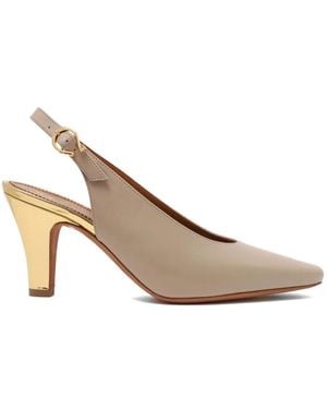 Pollini Leather Pumps - White