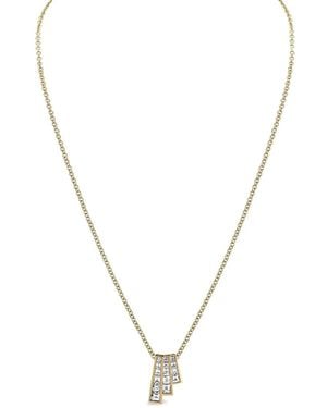 Pragnell 18Kt Manhattan Gelbgoldhalskette Mit Diamanten - Mettallic