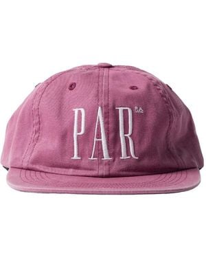 by Parra Store Logo 6 Panel Cap - パープル