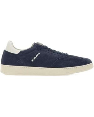 Woolrich スエード スニーカー - ブルー