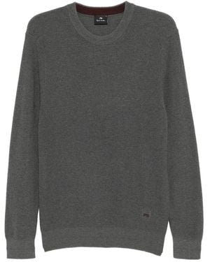 Paul Smith Logo-Embroidered Jumper - Grey