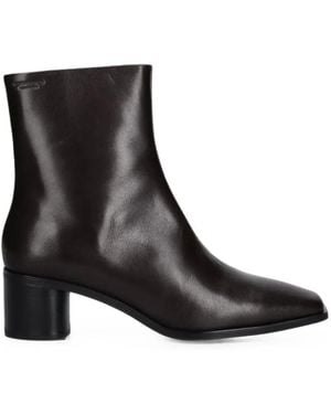 Vagabond Shoemakers Fay Square-Toe Ankle Boots - Black