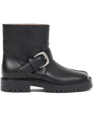 Maison Margiela Cow Leather Ankle Boot - Black