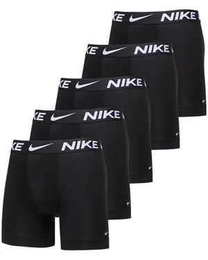 Nike Set De Cinco Bóxeres Con Logo En La Cinturilla - Negro