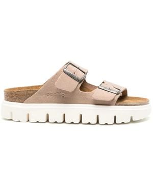 Birkenstock Arizona Chunky Buckle-Straps Slides - White