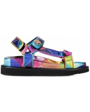 Kurt Geiger Orson Quilted Sandals - Blue