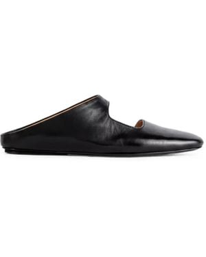 Marsèll Distesa Cut-Out Leather Mules - White