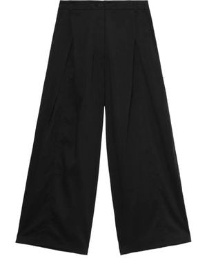 Low Classic Hose Mit Weitem Bein - Schwarz