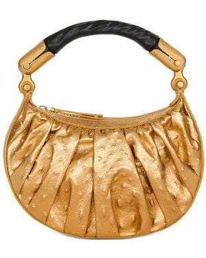 Balmain Ebene ハンドバッグ ミニ - メタリック