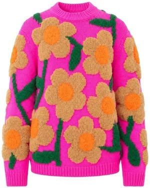 Walter Van Beirendonck Flower Power Jumper - Pink