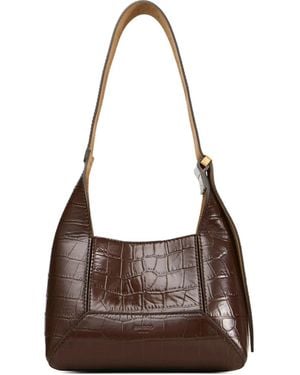 Jimmy Choo Diamond Hobo S Shoulder Bag - Braun