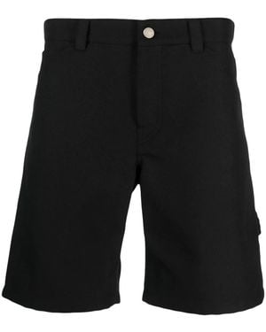 Courreges Shorts Sopra Il Ginocchio - Nero