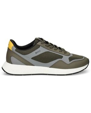 BOSS Sneakers Mit Logo-Print - Grün