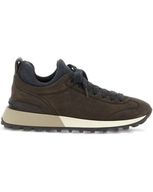 Brunello Cucinelli Suede Sneakers - Black
