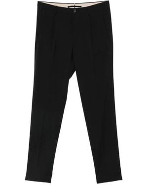 Incotex Pantalones De Vestir Con Pinzas - Negro