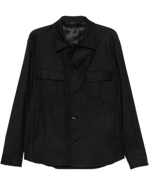 Briglia 1949 John Button-Up Shirt Jacket - Black
