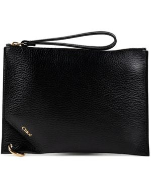 Chloé Spin Clutch Bag - Black