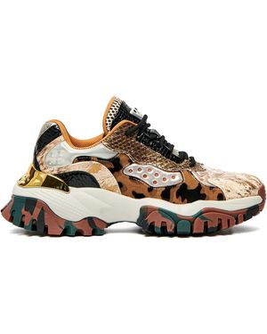 JOIA PARIS Juice Patchwork Sneakers - Natural