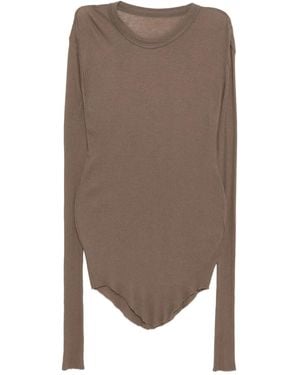 Julius Langärmeliges Skinny-Top - Braun