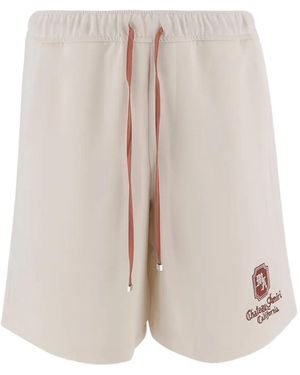 Amiri Bermuda Drawstring Shorts - White
