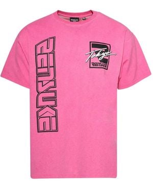 Rensuke Tokyo Graphic-Print T-Shirt - Pink