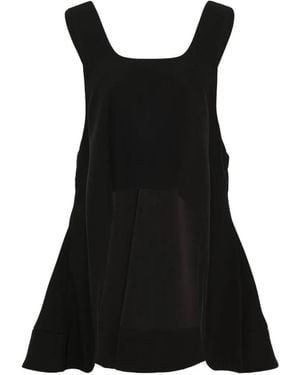 Enfold Square-Neck Top - Black
