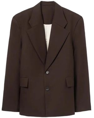 Séfr Amare Single-Breasted Blazer - Brown